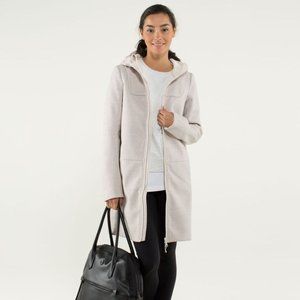 lululemon City Softshell Tweed Angel Wing Jacket Size 8